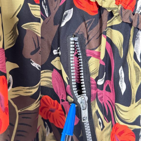 Cuccini Turbo Jacket Womens Large Floral Multicolor Full Zip‎ Hooded Windbreaker - Picture 5 of 10